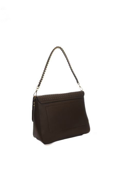 dark brown brenda shoulder bag LE PANDORINE | 6B580BRENDA-C60